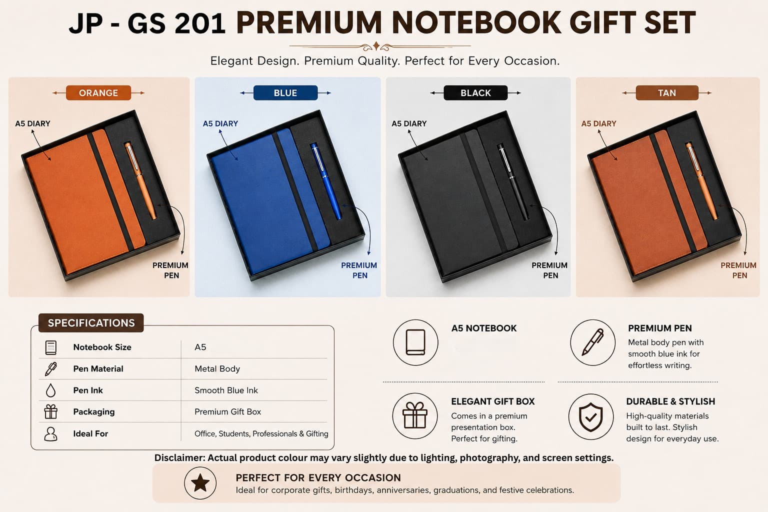 2-in-1 Diary Gift Set GS 201