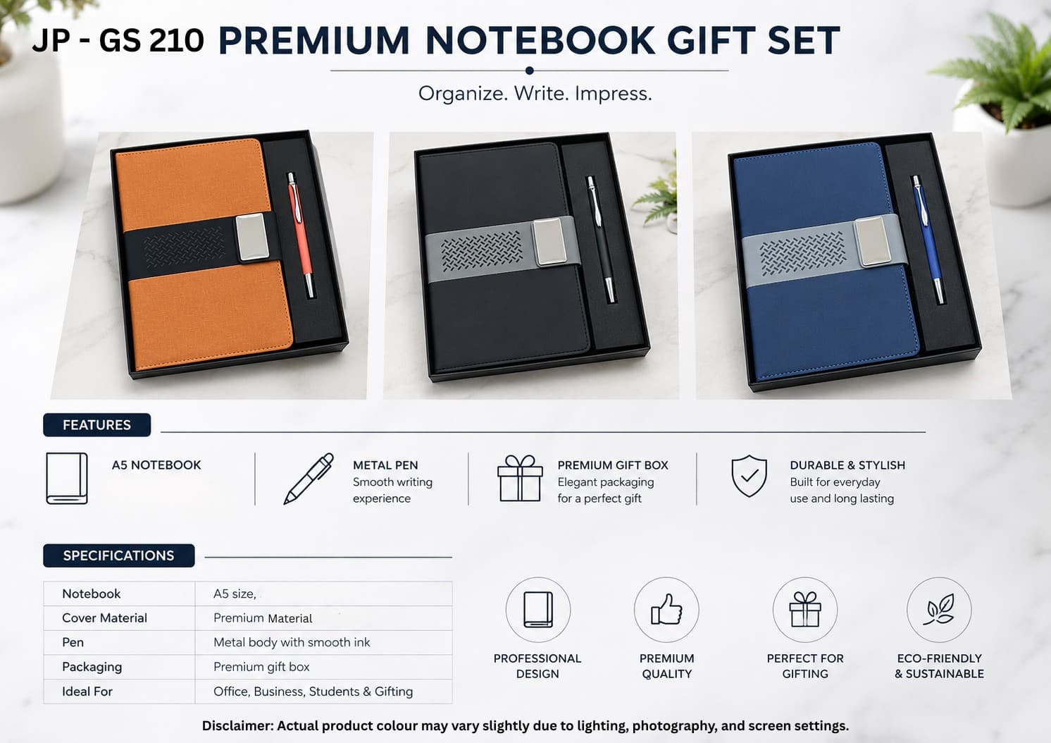 2-in-1 Diary Gift Set GS 210