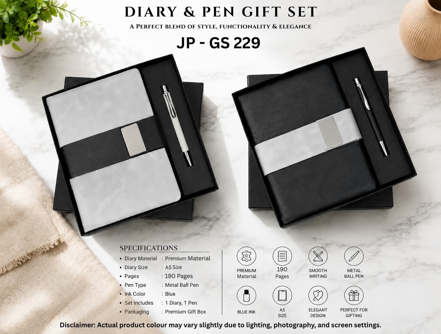 2-in-1 Diary Gift Set GS 229
