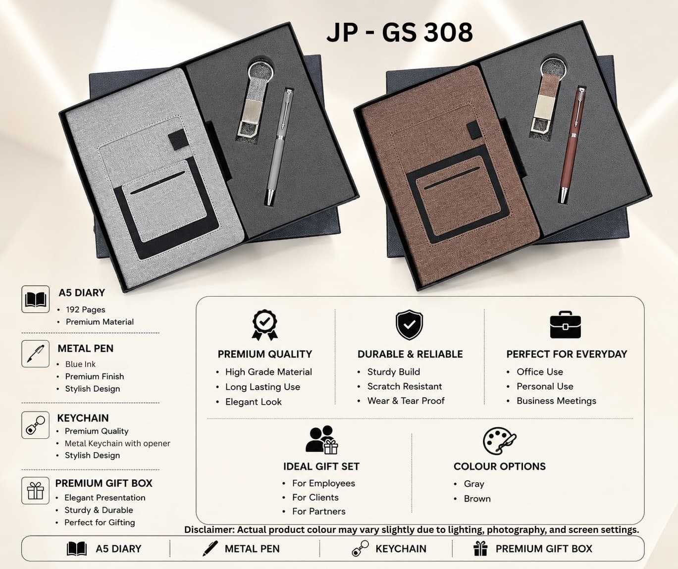 3-in-1 Diary Gift Set GS 308