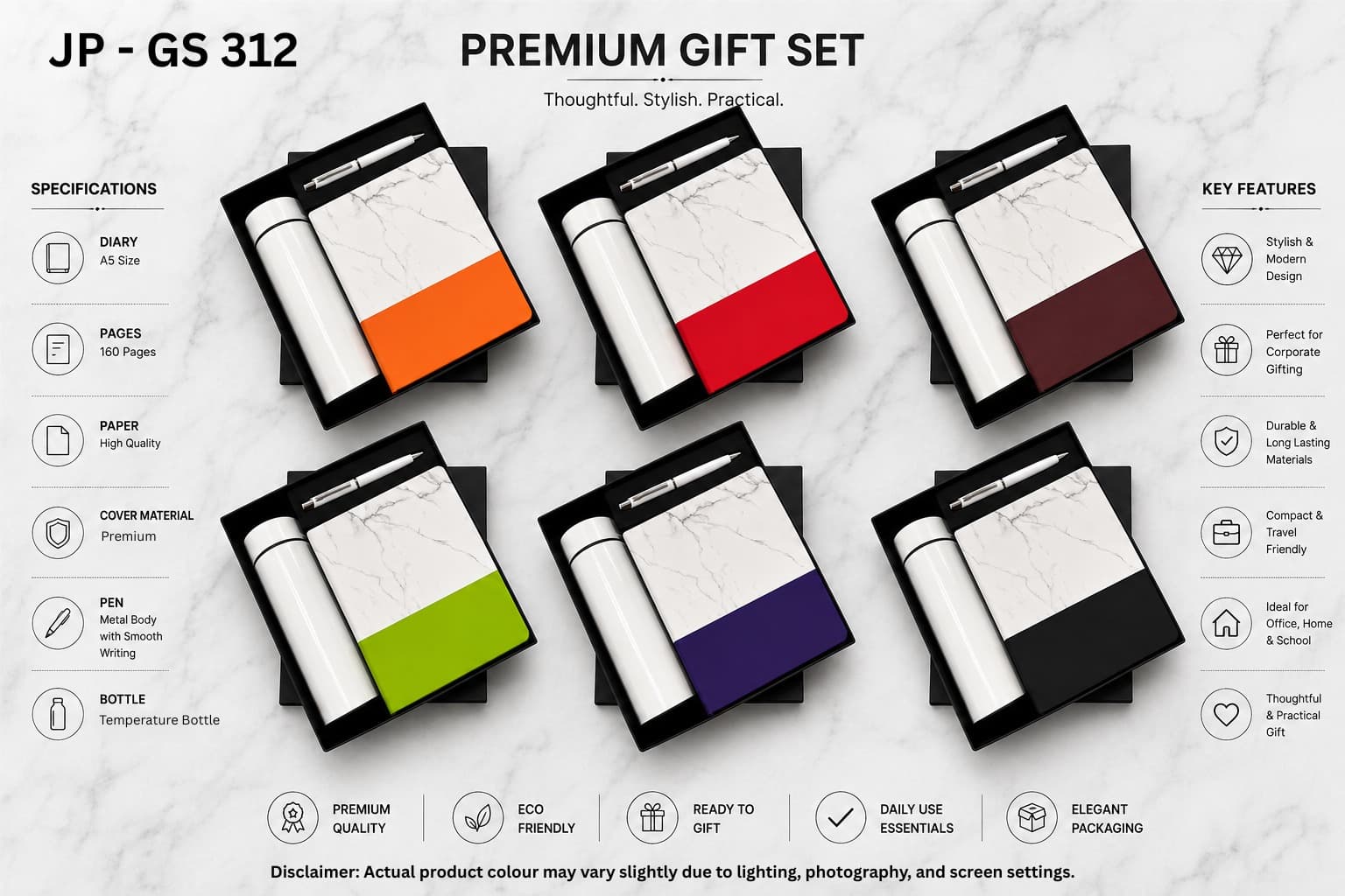 3-in-1 Diary Gift Set GS 312