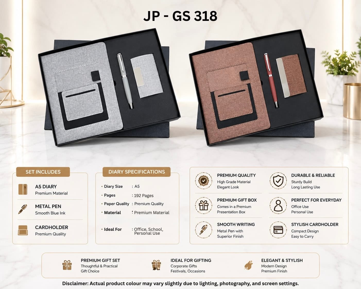 3-in-1 Diary Gift Set GS 318