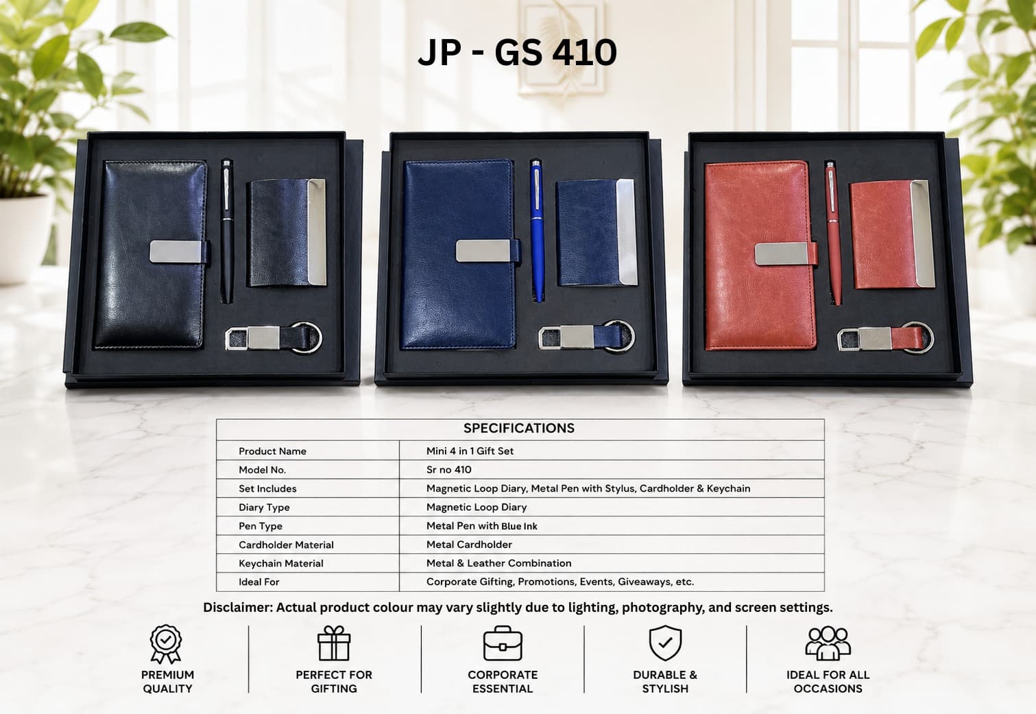 4-in-1 Diary Gift Set GS 410