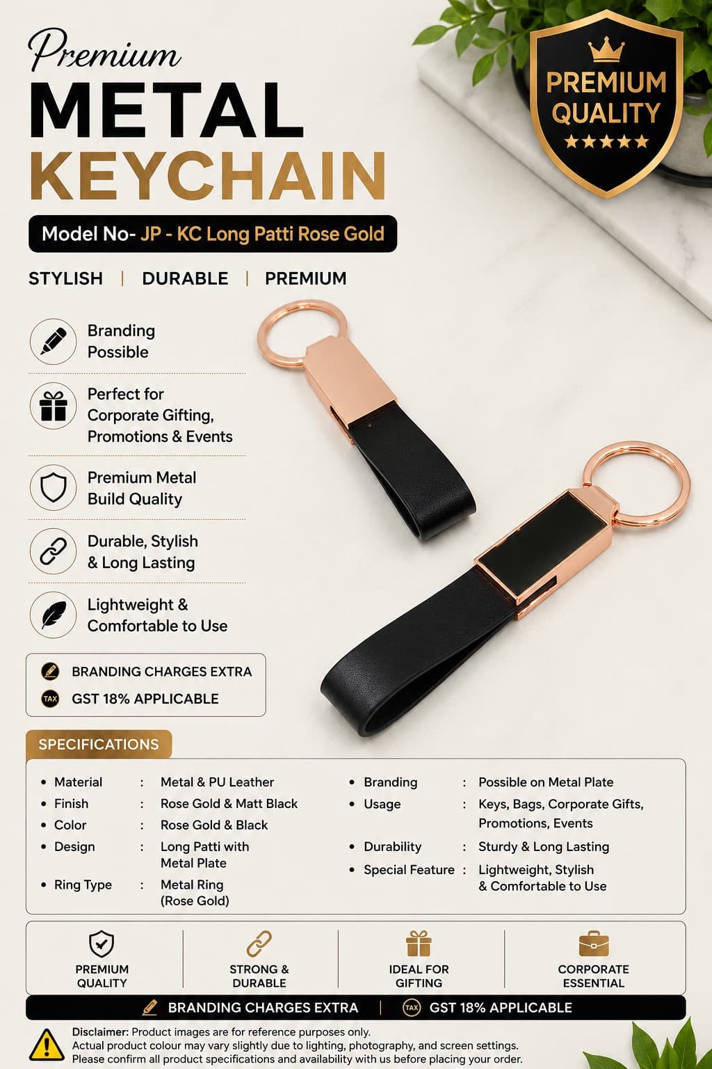 KC Long Patti Rose Gold