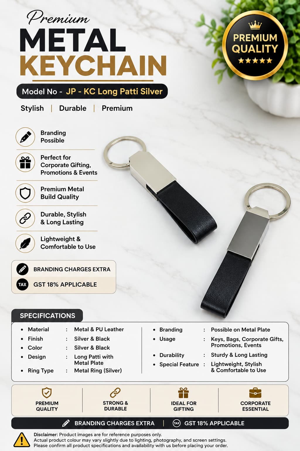 KC Long Patti Silver