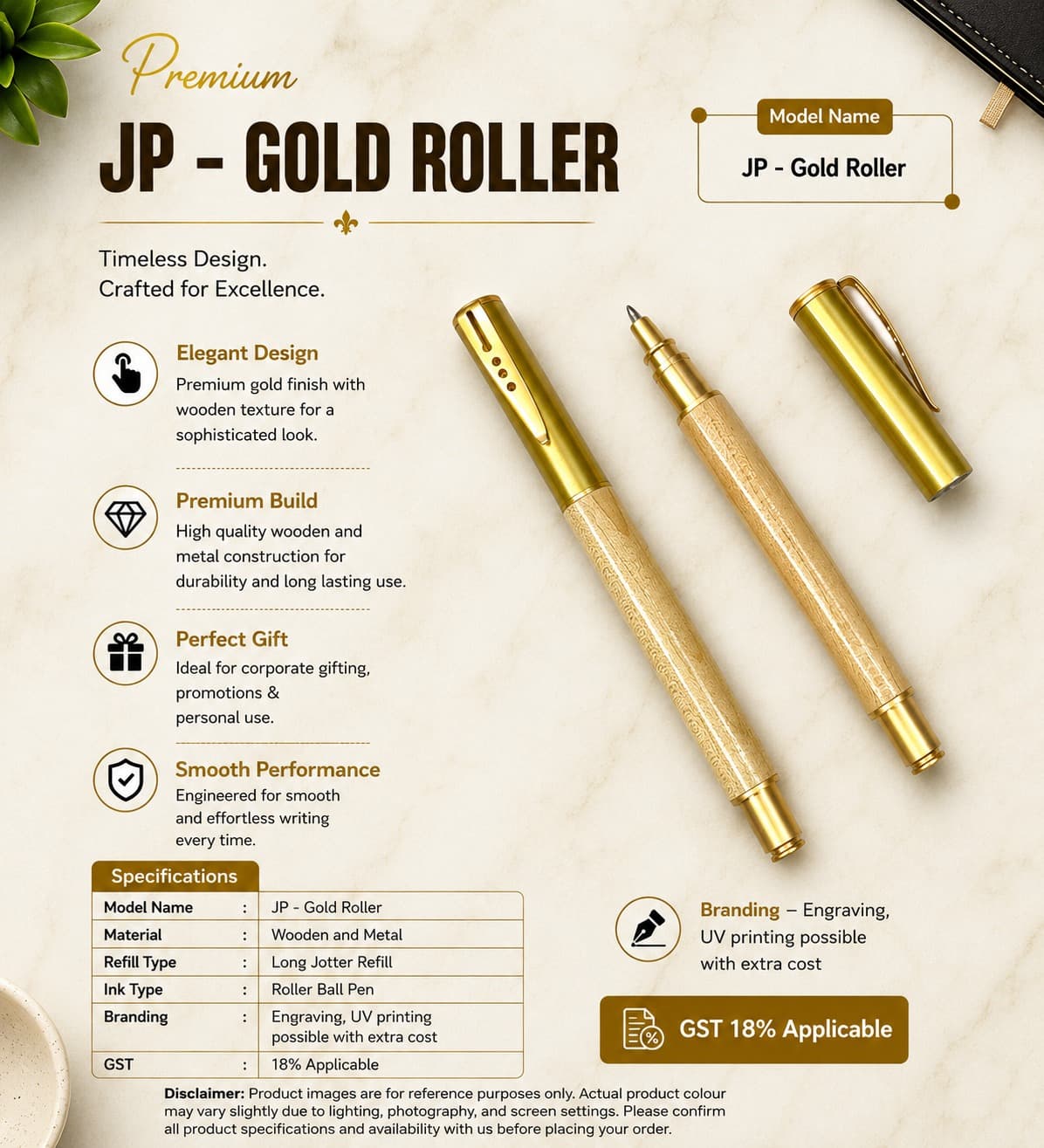 Pen Gold Roller