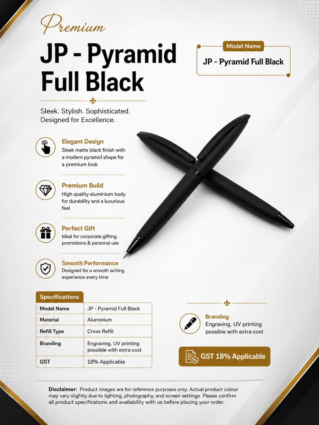 Pen Pyramid Full Black
