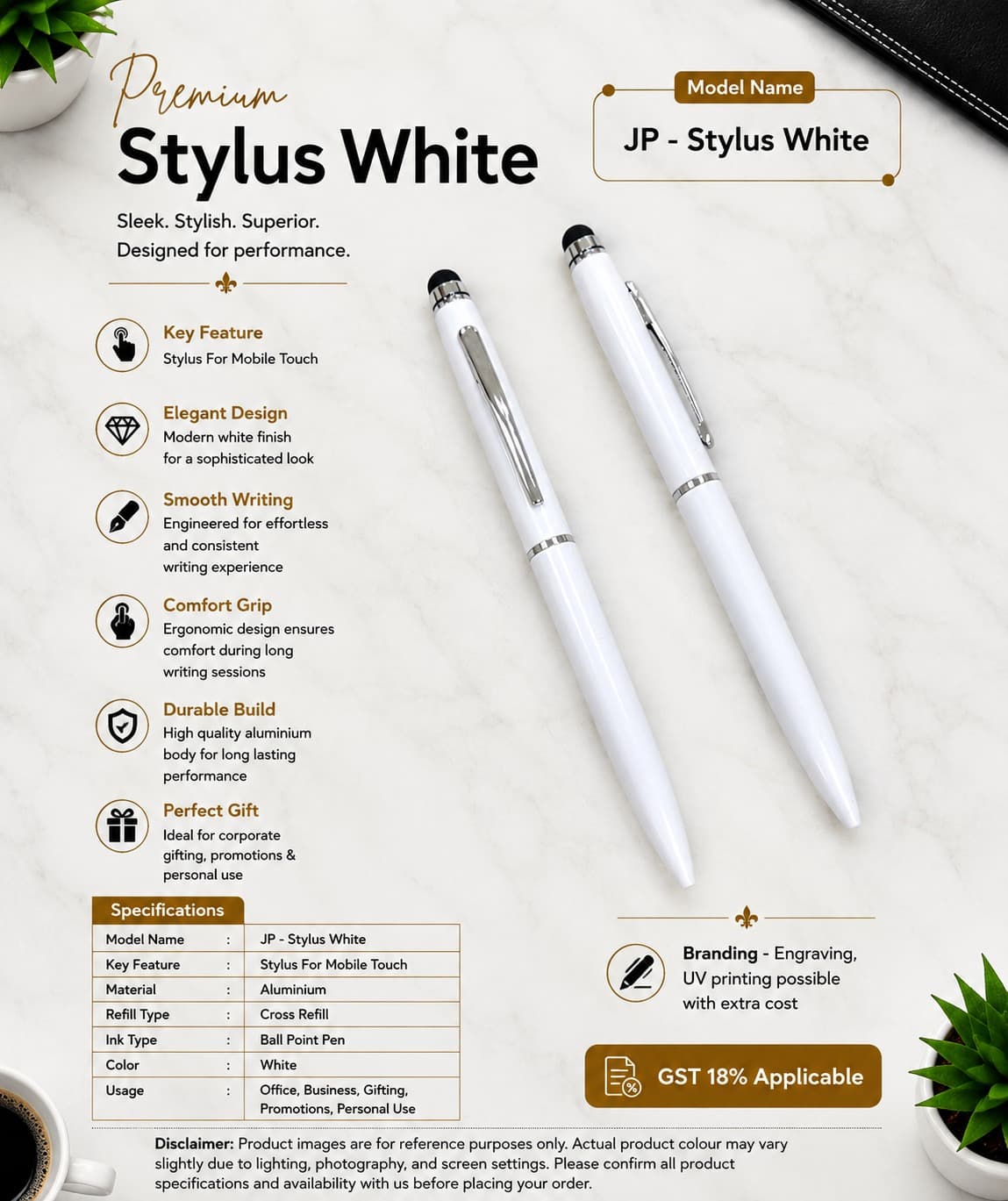 Pen Stylus White