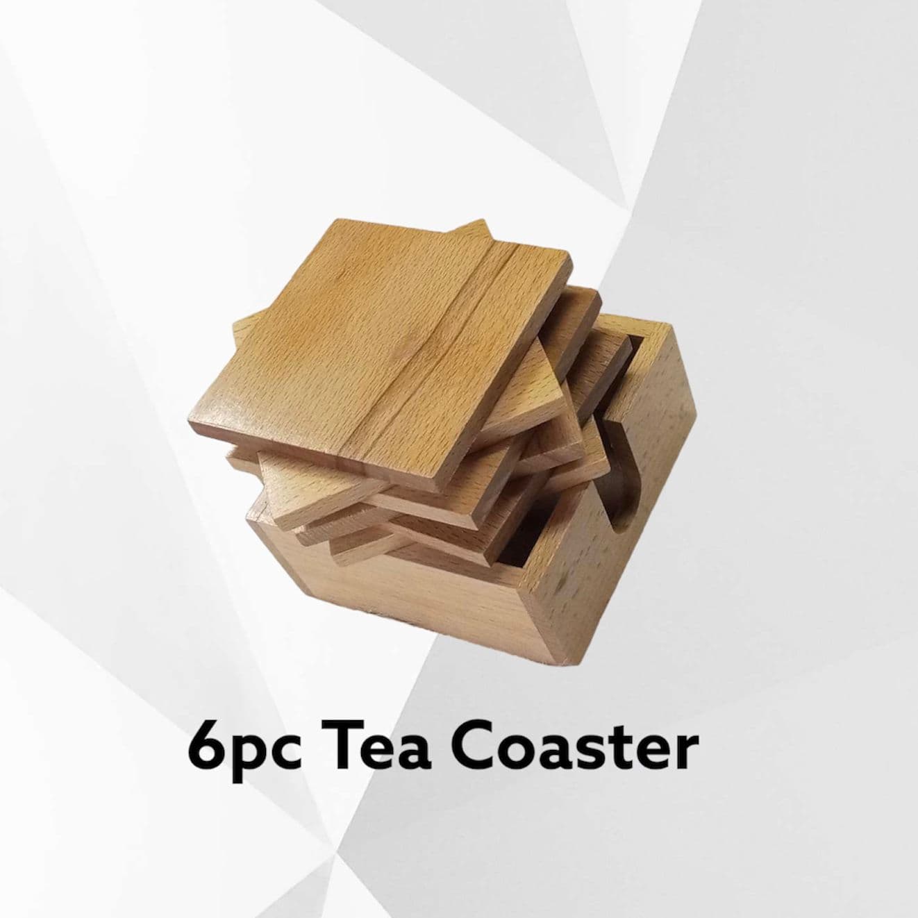 Wooden Pen Stand 6pcs Tea Coaster