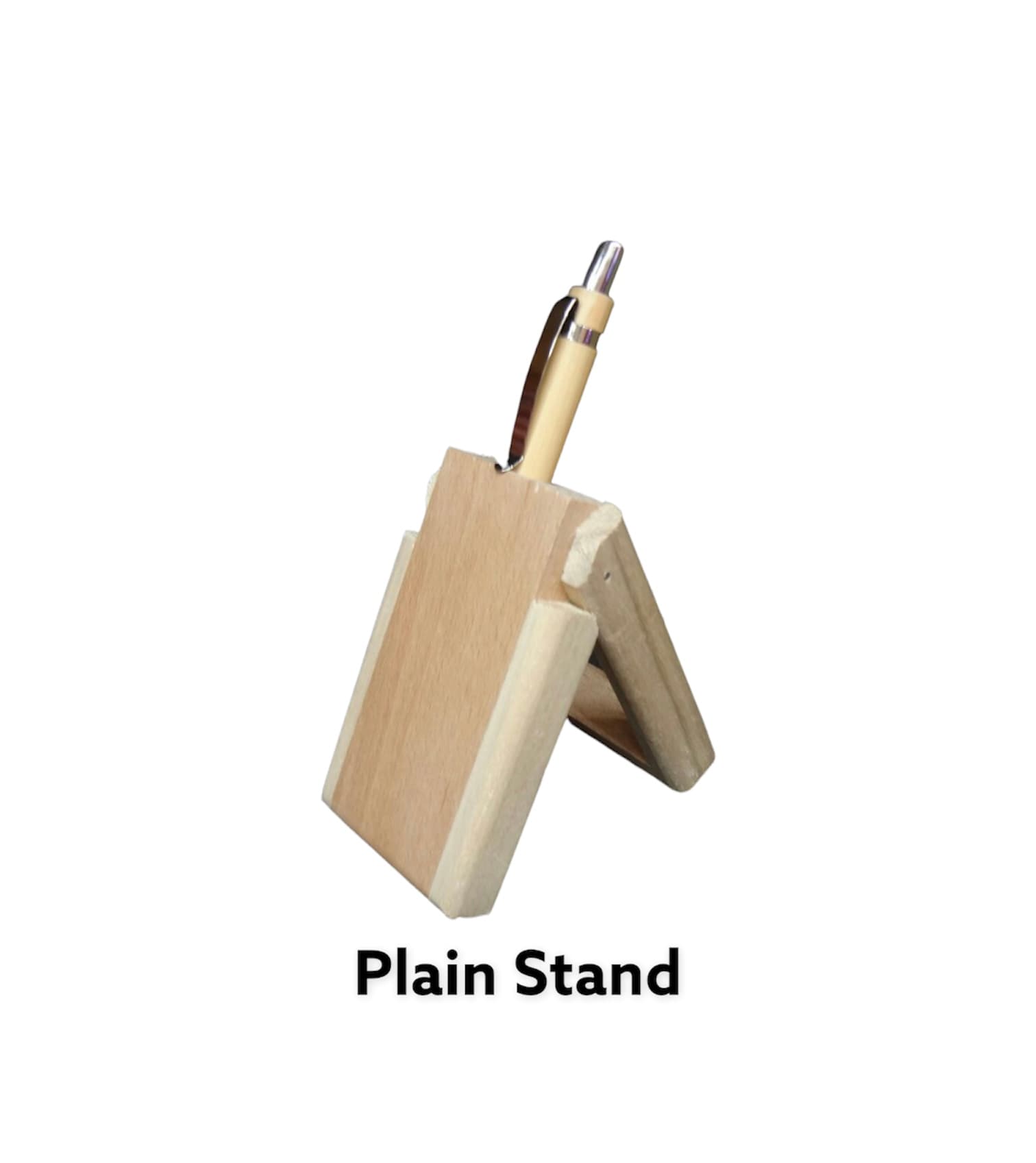 Wooden Pen Stand Plain Stand